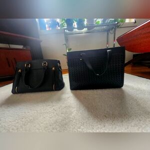 EUC Bundle of 2 black purses.